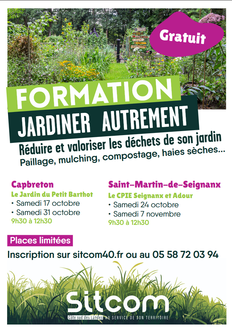 Jardiner autrement : des formations pour apprendre à réduire et valoriser ses déchets de jardin