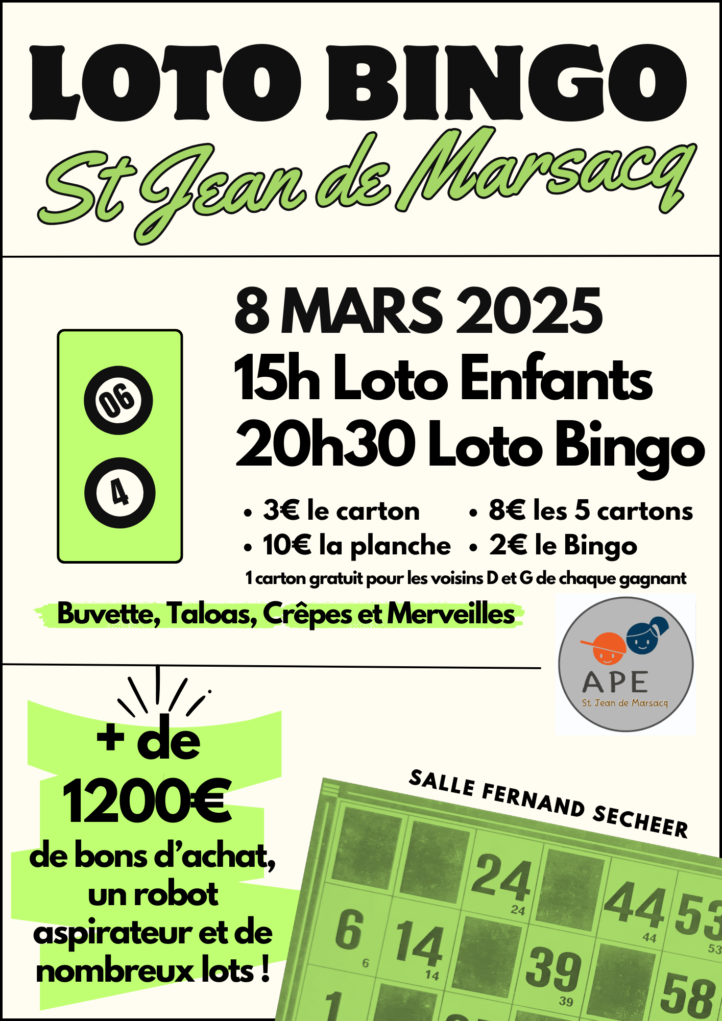 LOTO MARS 2025