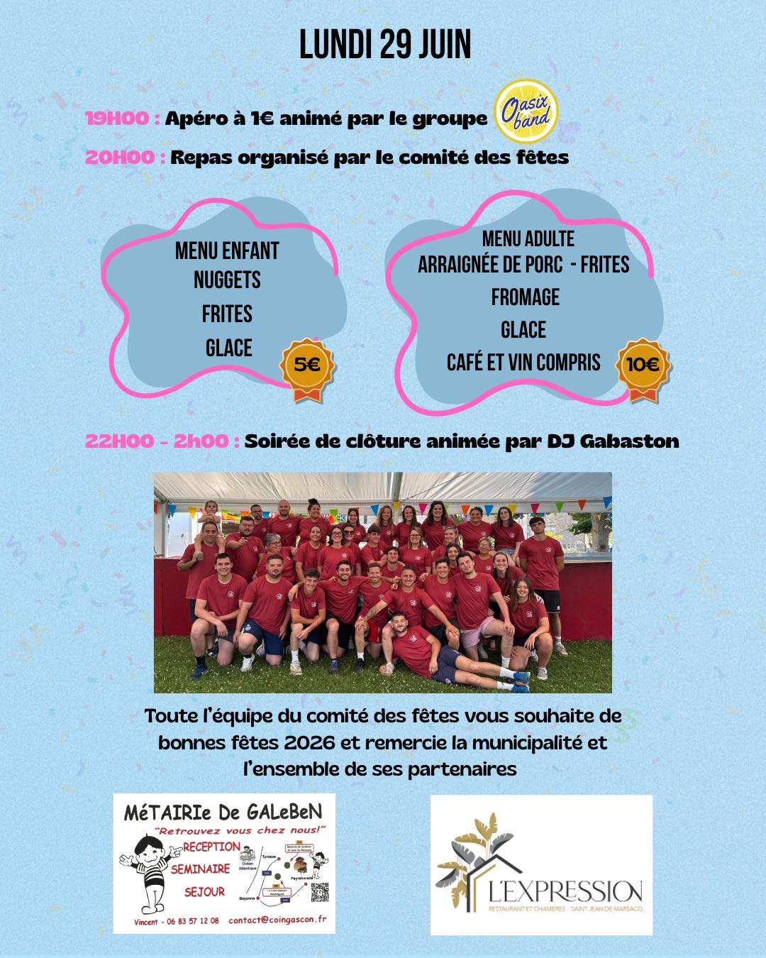Fetes 2026 Lundi