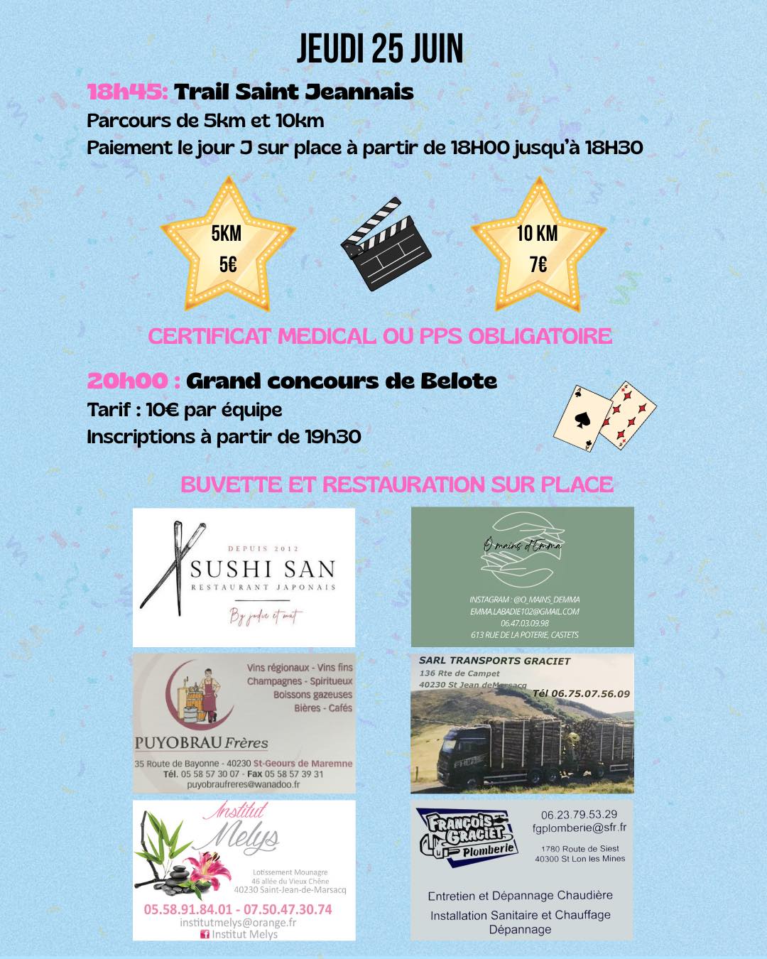 Fetes 2026 jeudi