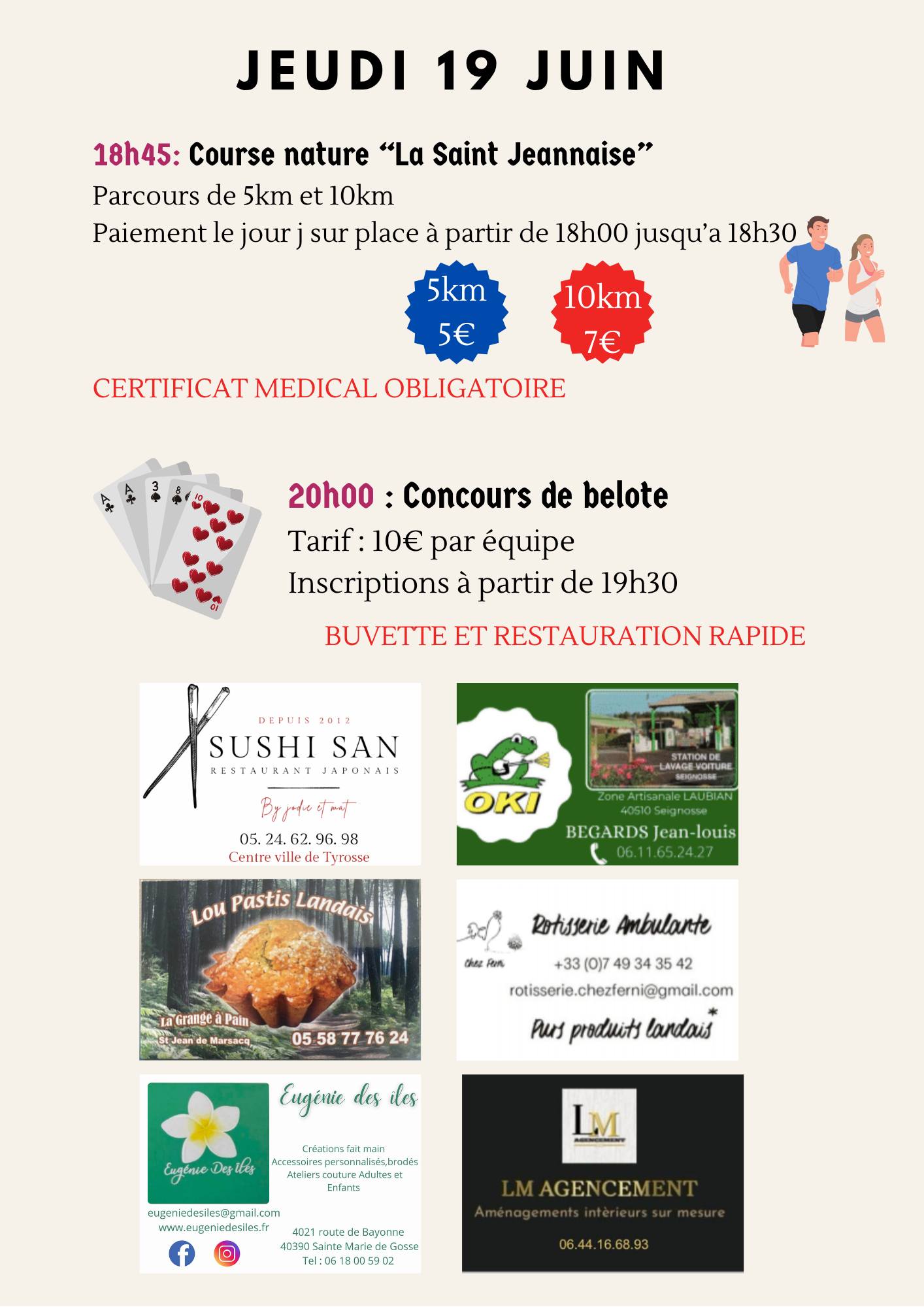 fetes 2025 jeudi