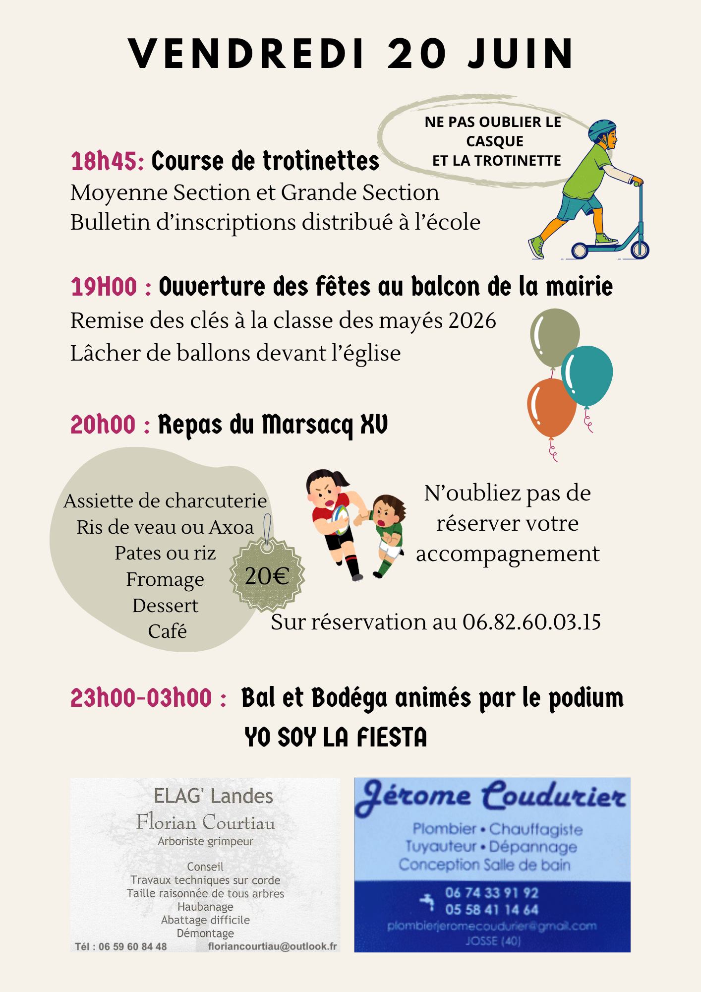 fetes 2025 vendredi