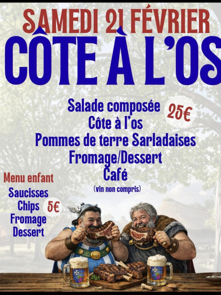 affiche repas cote a los
